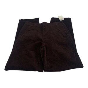 Villager Sport Womens Brown Corduroy Stretch Pants Size 10 98% Cotton 2% Spandex